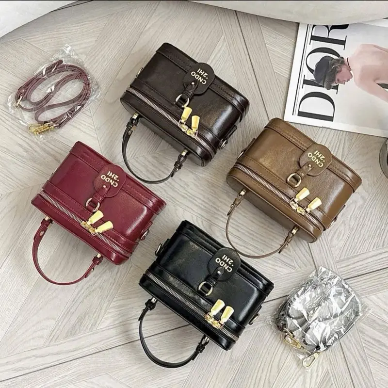 Túi Xách Nữ Đeo Chéo Dáng Cốp Phong Cách Hàn Quốc Sang Chảnh - Bag Nữ