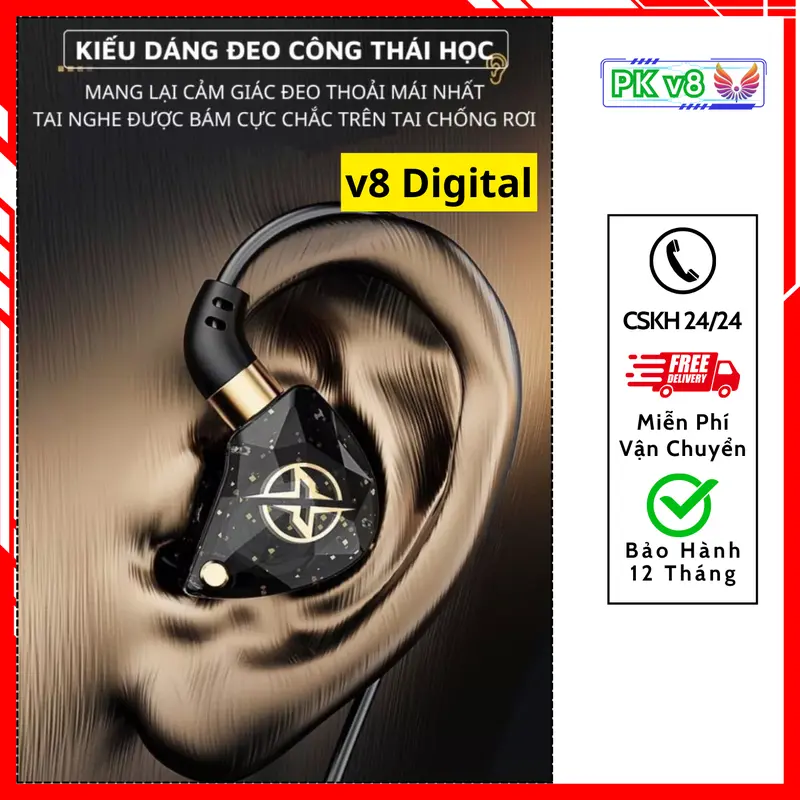Tai Nghe X6,Tai Nghe Có Dây Cao Cấp.Âm Thanh Hifi 9D Super Bass,Chống Ồn Tốt,Micro Lọc Tạp Âm,Kết Nối Jack 3.5mm. Earphone Nghe Nhạc kỳ lạ Nhét Tai tai  nghe 3