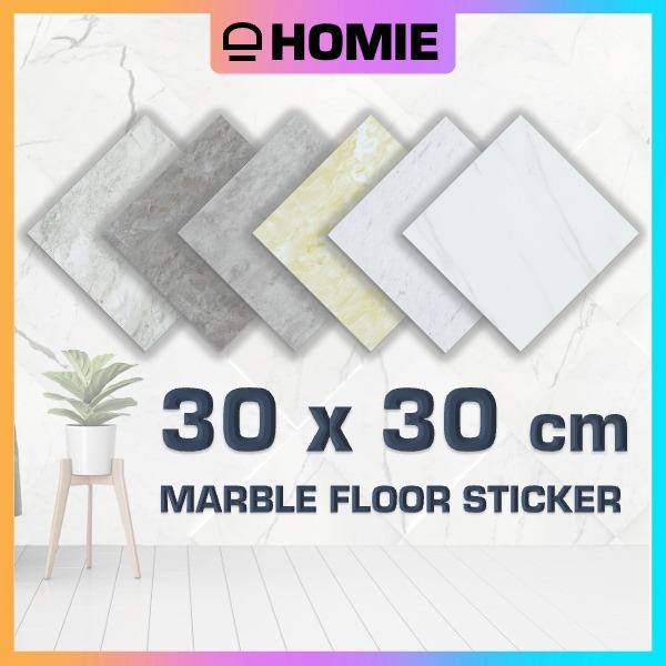 [KEPING] PVC Vinly Floor Self Adhesive Sticker Tile Mozek Lantai bilik Air Flooring Vinyl Floor Sticker tampal Mop