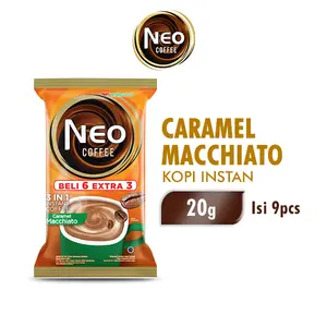 Neo Kopi Instan Caramel Machiato 20g isi 9
