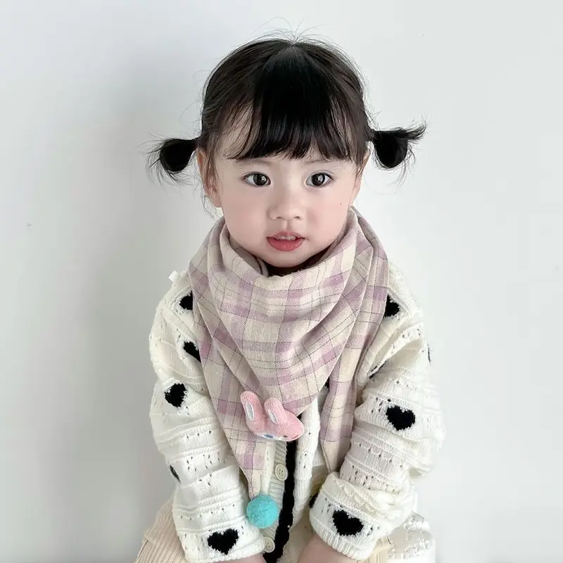 Khăn Quàng quàng cổ mùa đông cho trẻ em, chất liệu bông, thiết kế dễ thương và chống gió, thích hợp cho bé từ 1-10 tuổi, giữ ấm và mềm mại, thích hợp cho bé trai và bé gái, thiết kế ấm áp, khăn quàng cổ 6
