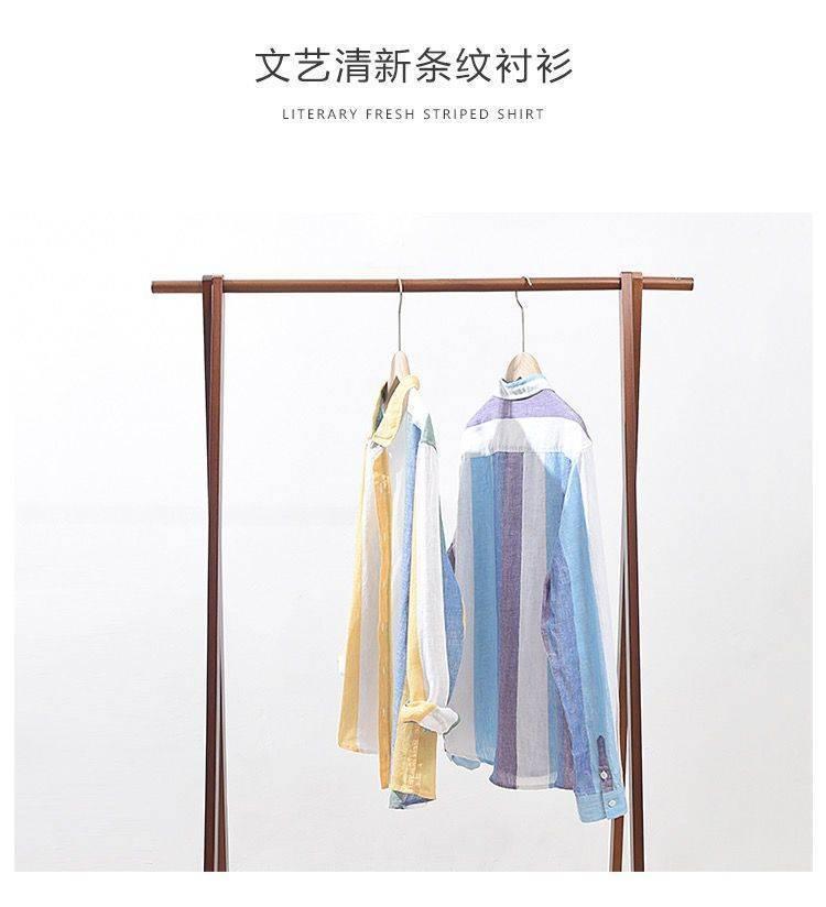Product Introduction of Áo Sơ Mi Sọc, Dành Cho Nam Giới, Tay Áo Dài, Dáng Rộng Vừa Vặn, Ngoại Cỡ, Thời Trang Trẻ Trung, Áo Mặc Bên Ngoài, Thích Hợp Cho Mùa Xuân Và Mùa Thu, Hàng Mới Về 3