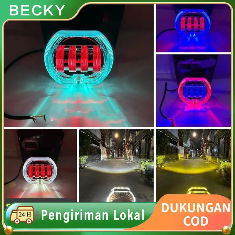 BECKY Lampu Tembak DayMaker Biled New Shroud Projie Biled 5 Kabel Lampu tembak Biled gen 2 Projie Biled proji Biled 4 lensa 8D 0