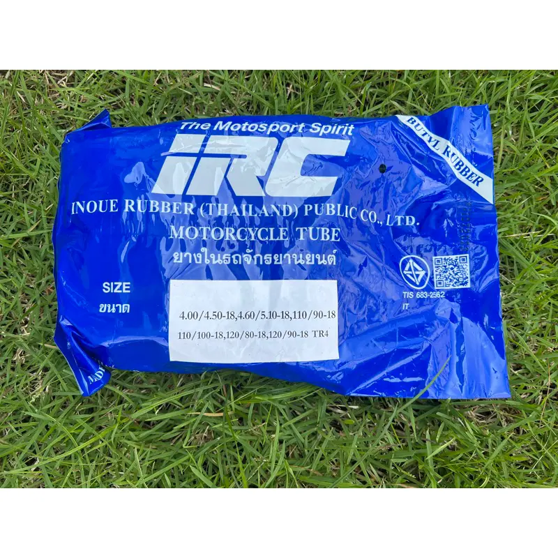 IRC ยางใน 4.00/5.10-18, 110/100, 120/80-18 butyl คําแนะนําผลิตภัณฑ์ใหม่ของเดือนนี้  Motorcycle มอเตอร์ไซค์