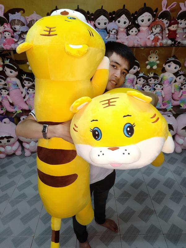 Gấu bông gối ôm hình con hổ size 1M2