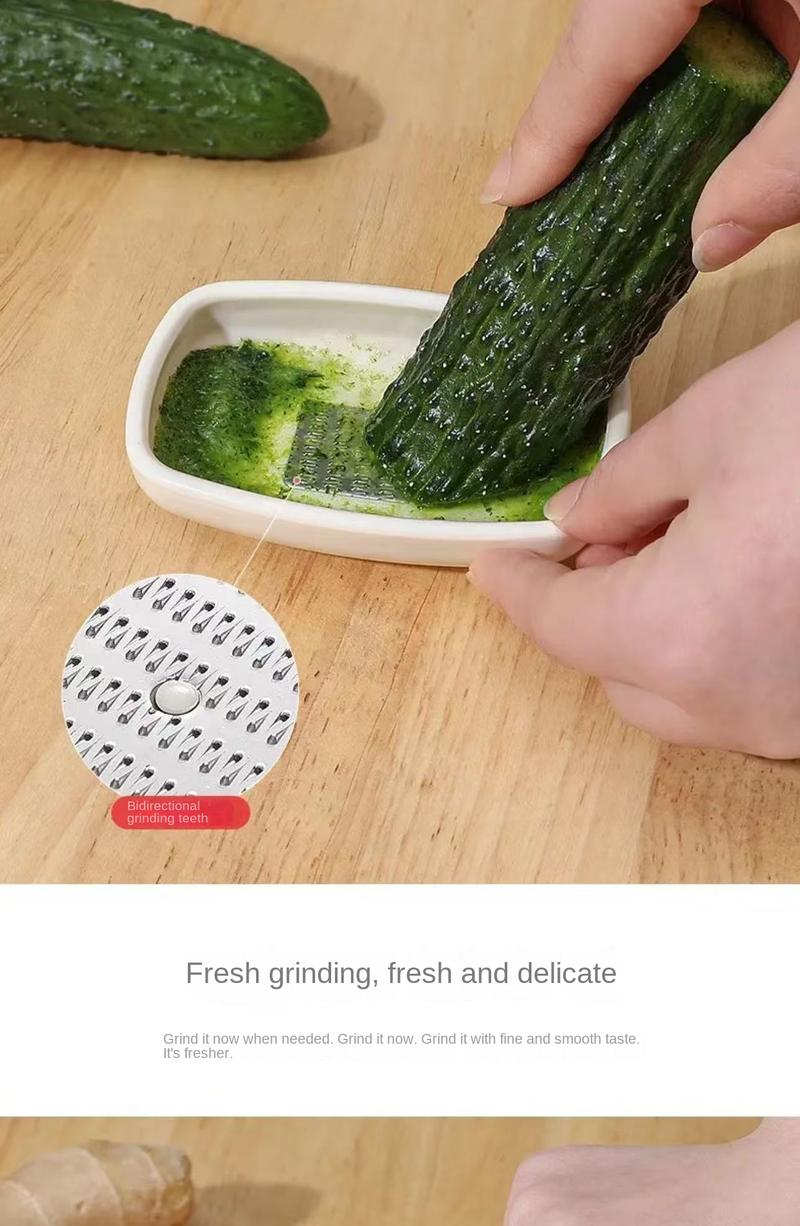 Product Introduction of Máy xay gừng và hành lá bằng tay, đa chức năng, cho nhà bếp, máy xay tỏi bằng tay, máy hủy và xay mù tạt Wasabi 1