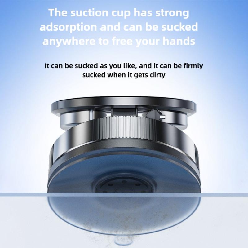 Product Introduction of High Quality Vacuum Suction Magnetic Phone Holder Folding for Magsafe Car Mount Phone Bracket Universal 360° Adjustable Phone Stand Bathroom 23
