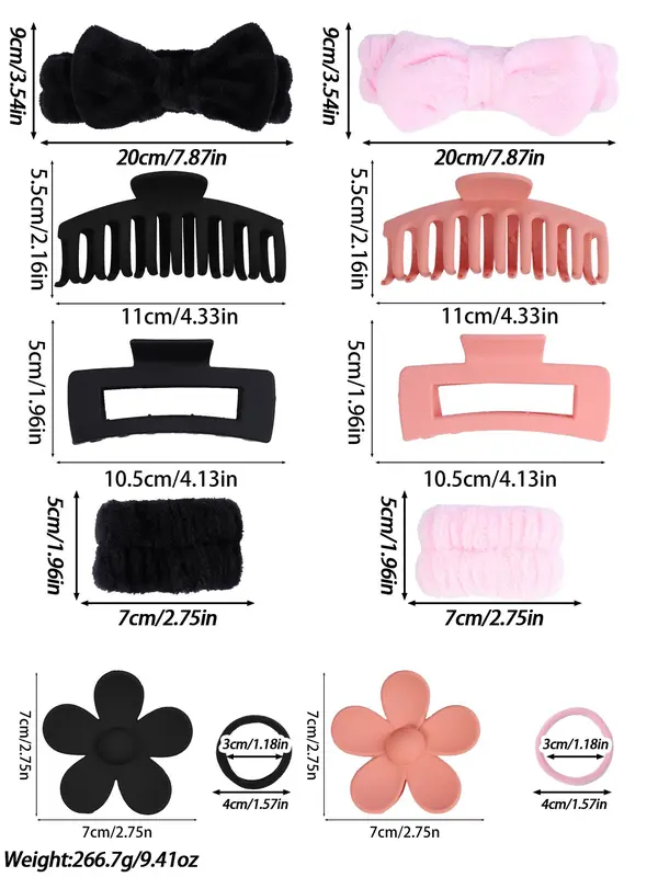 Hair Accessories Set, Hair Tie & Hair Claw & Hair Clip & Hair Band & Hair Claw Clip, Casual Versatile Hair Accessories for Women 1