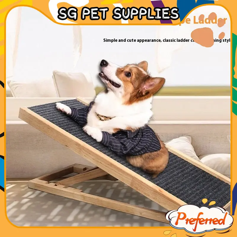 【SG Pet Supplies】Dog ramp Dog Stairs Slopes Pet Climbing Ladders Dogs Cats Barrier-Free Bed Senior Ramp Steps Foldable 27174991541