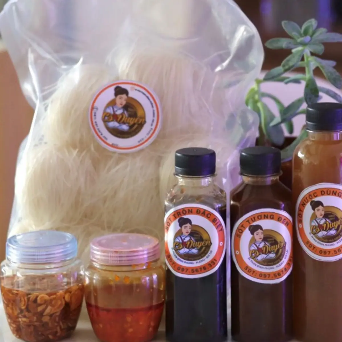 SÉT COMBO PHỞ KHÔ CHAY ( DÀNH CHO NGƯỜI ĂN CHAY ) Nước Sốt Gia Vị