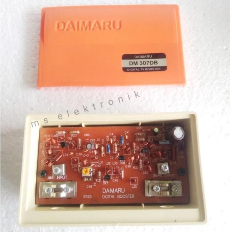 Booster Digital DVBT2 Antena TV UHF Daimaru boster DM307DB 1 set Atas bawah 2