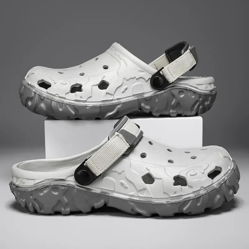 Summer Men Slippers New EVA Soft-soled Sandals Indoor Outdoor Garden Clogs Walking Beach Shoes Mens Shoes Big Size 40-47