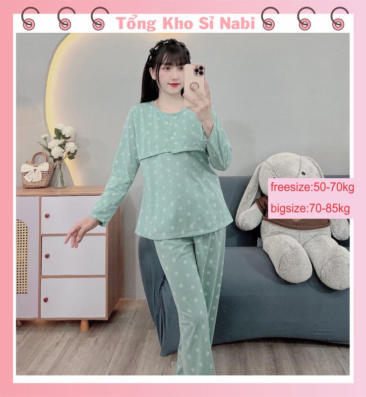  Bộ bầu - bộ sau sinh mặc nhà   Sao - FE   chất liệu ctthô  Mềm mát 