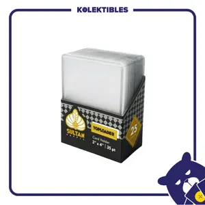 AKSESORIS - Sultan 35 pt Seamless Clear Premium Toploader 3x4