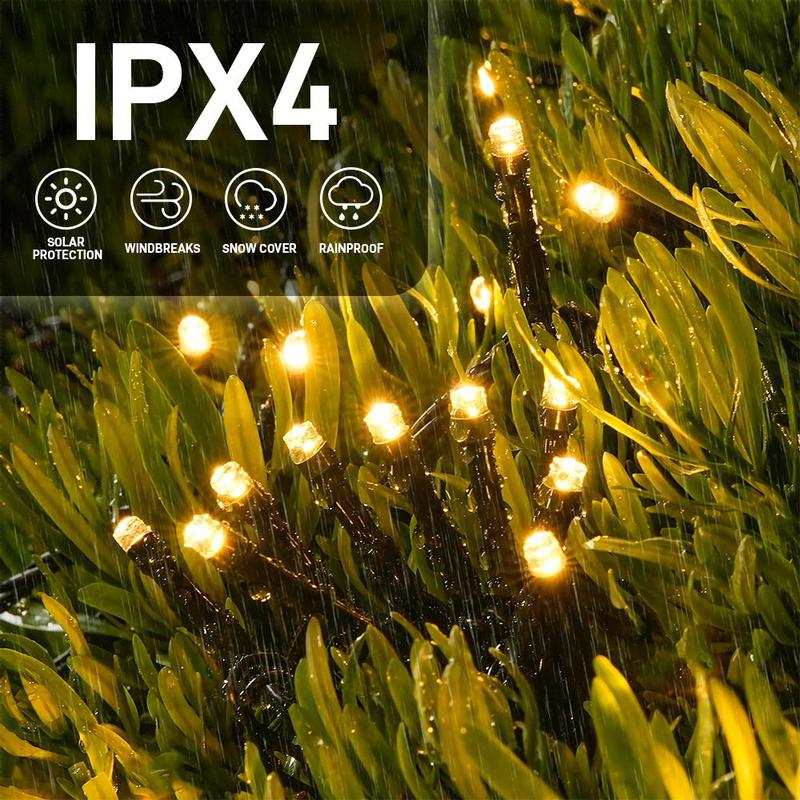 Majisu Outdoor Solar Light, Solar Powered String Light with 8 Modes, Decorative Light for Backyard, Pool Party, Garden, Patio, Yard 2