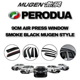 PERODUA MUGEN Door Visor Air Press Window Style Acrylic