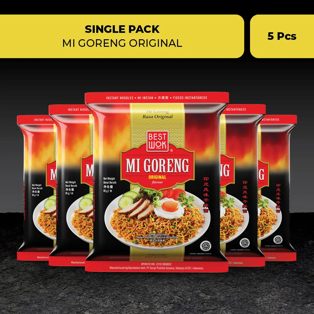 Best Wok Mi Goreng Original Single Pack (5 pcs)