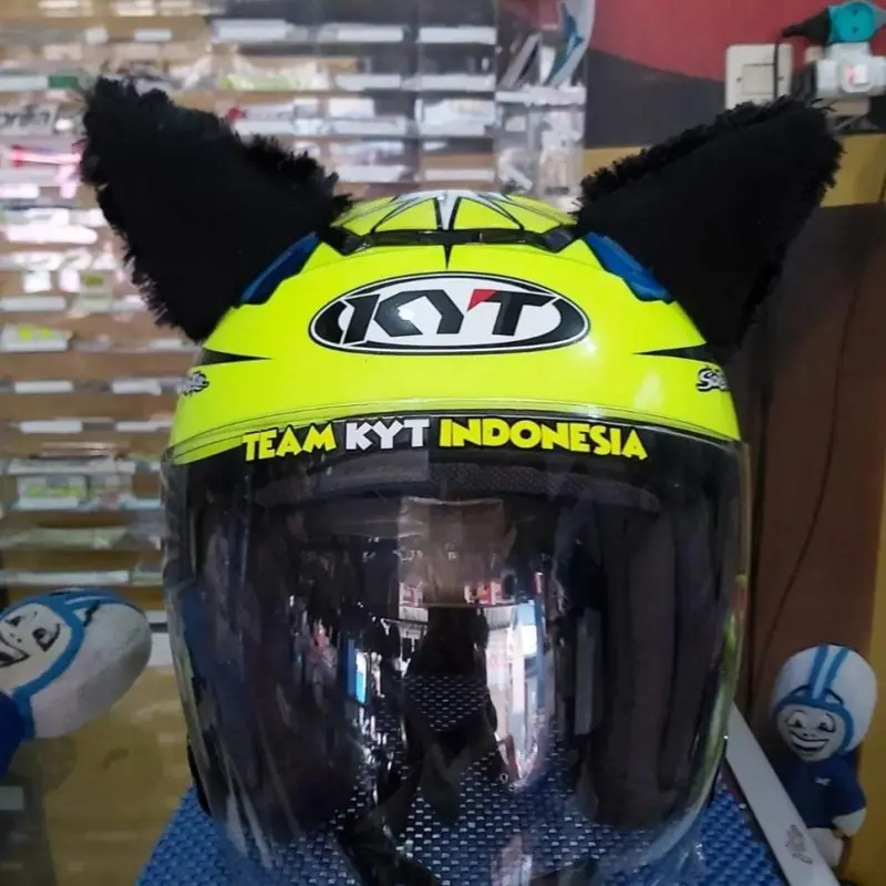 AKSESORIS HELM KUPING KUCING | TELINGA KUCING AKSESORIS HELM NEKOMIMI 0
