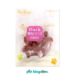 Pet Kingdom Petz Route 180 gr Camilan Anjing Duck White Gum Stick Dumbbel Fish Camilan Hewan Snack Anjing Dog Food Makanan Peliharaan Treat Anjing