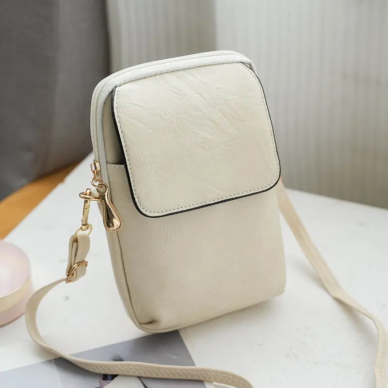 Korean Style Fashion Women's Phone Shoulder Bags Large Capacity Crossbody Cell Phone Small Sling Bag