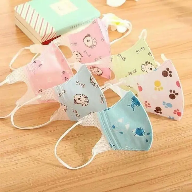 cobo 5 Khẩu Trang 3 Lớp Chống Bụi, Kháng Khuẩn Cho Trẻ Em - Bộ 5 Chiếc Bảo Vệ Sức Khỏe 0