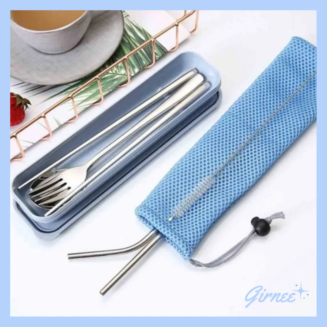 PAKET LENGKAP ALAT MAKAN DAN MINUM KOREA RAINBOW/SENDOK GARPU SUMPIT SUJEO SEDOTAN/Alat Minum Warna-Warni/SENDOK SUJEO/GARPU SUJEO/SUMPIT SUJEO