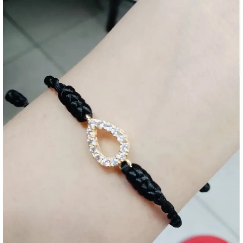gelang tangan wanita tali model love Bracelets Elegan Kulit 6