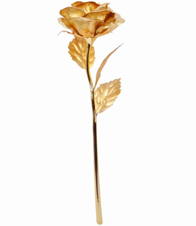 Product Introduction of gold dipped roses Mother's Day Present Small Gift Gold-Foil Roses Valentine's Day Gift Flower Artificial/Fake Flower Dried Flower Factory Wholesale 4