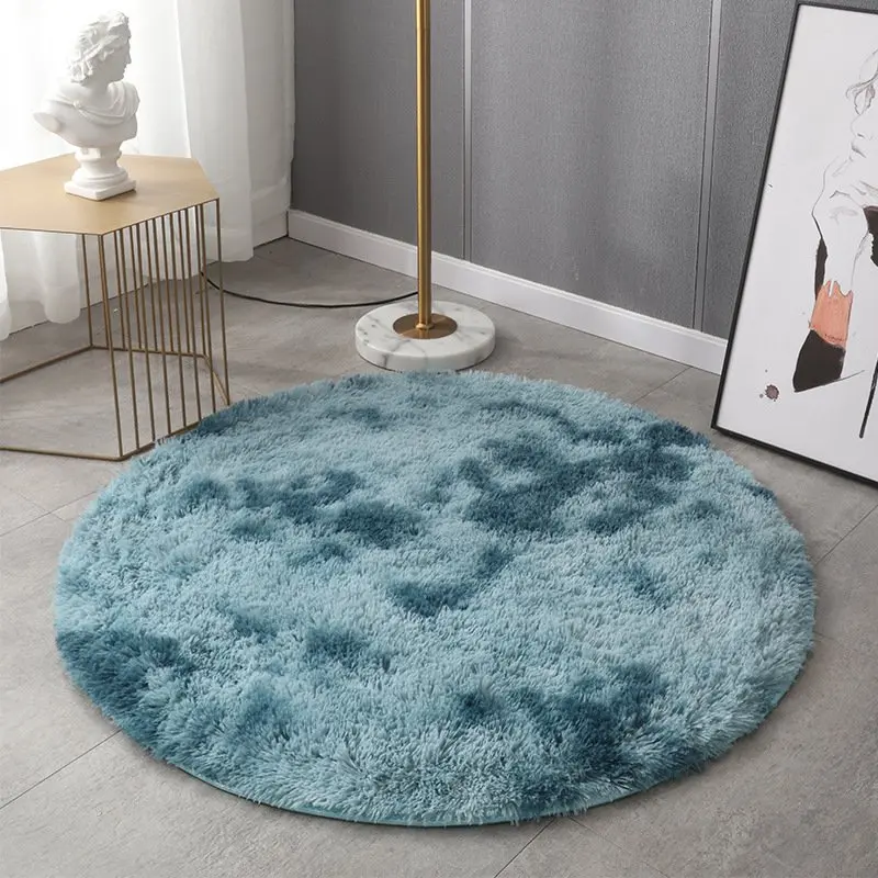 Thảm lông tròn 1m x1m thảm decor chụp ảnh sản phẩm 7