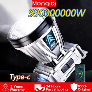 Senter Kepala 300 WATT & LED Headlamp Super Terang Outdoor Anti Air Waterproof Zoom Diterangi selama  Led Senter Kepala Super Terang Lampu Kepala Outdoor Lampu Depan Usb Dikenakan Biaya Tahan Air Baterai Putih Bohlam Kotak Peralatan