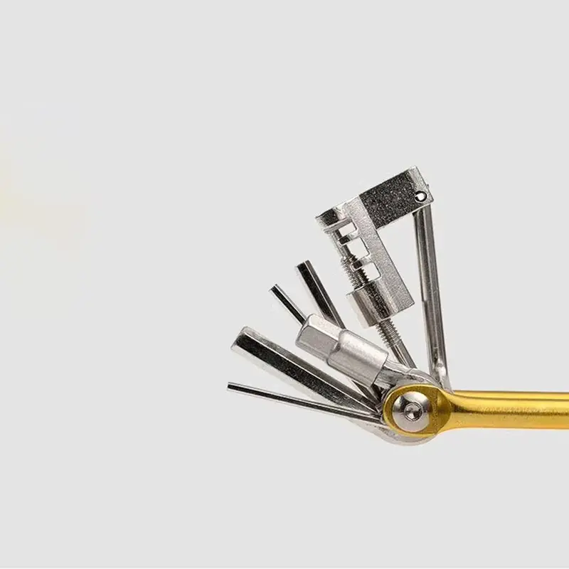 Bộ Dụng Cụ Phục Hồi Xe Đạp, Đa Chức Năng, 11 Trong 1, Bao Gồm Tuốc Nơ Vít Xe Đạp, Cờ Lê Lục Giác, Nan Hoa Và Xích 4