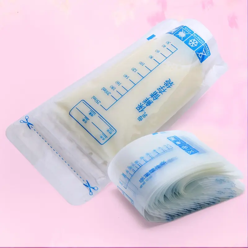 Túi Đựng Sữa Mẹ, 30 Chiếc, Chất Liệu LDPE + Thú Cưng Mới, Trong Suốt, Dung Tích 250ml, Có Thể Tái Sử Dụng, Thương Mại, Thích Hợp Cho Phụ Nữ Mang Thai, Túi Bảo Quản Sữa Mẹ 0
