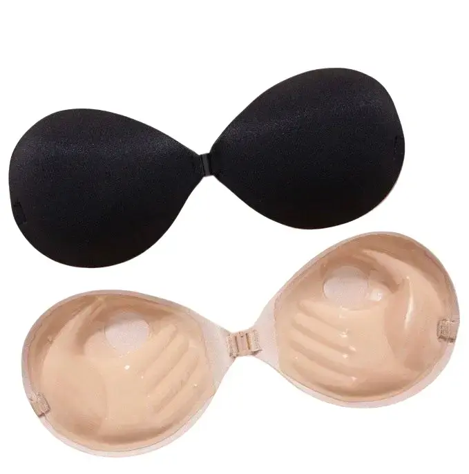 Miếng Dán Cài Trước Đệm 2-3cm Có Bàn Tay Nâng Đỡ Tặng Kèm Dây Trong MD05 Nữ Bra Kem Women Đen