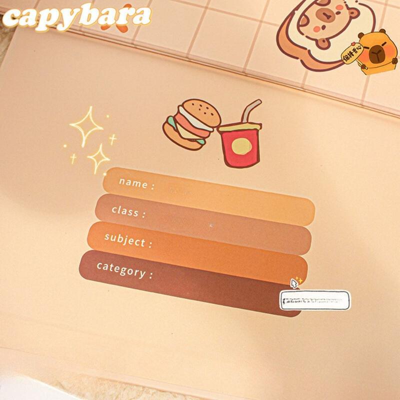 TOPER Papan Jalan Ujian Capybara With Cover Buka Tutup A4 Clipboard Lucu Motif Kapibara Tebal Aesthetic Cute Estetik 5