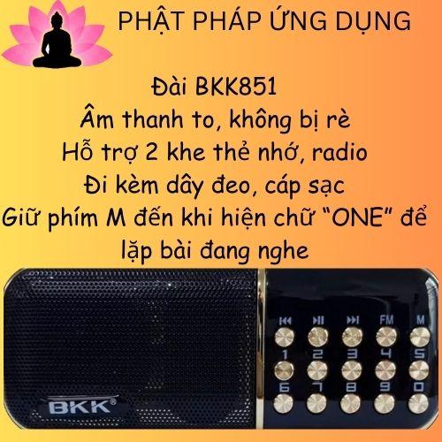 Đài nghe Kinh Trung Bộ 152 bài (Phật Giáo Nguyên Thuỷ) thẻ nhớ 8GB 4