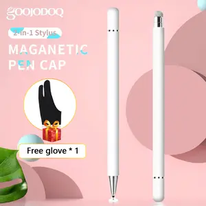 【COD/GOOJODOQ】Stylus Pen for iPad tablet pen for iPad iPhone Huawei Xiaomi for Apple Pencil Universal Stylus 2 in 1 Touch Screen Pen Metal Telepon