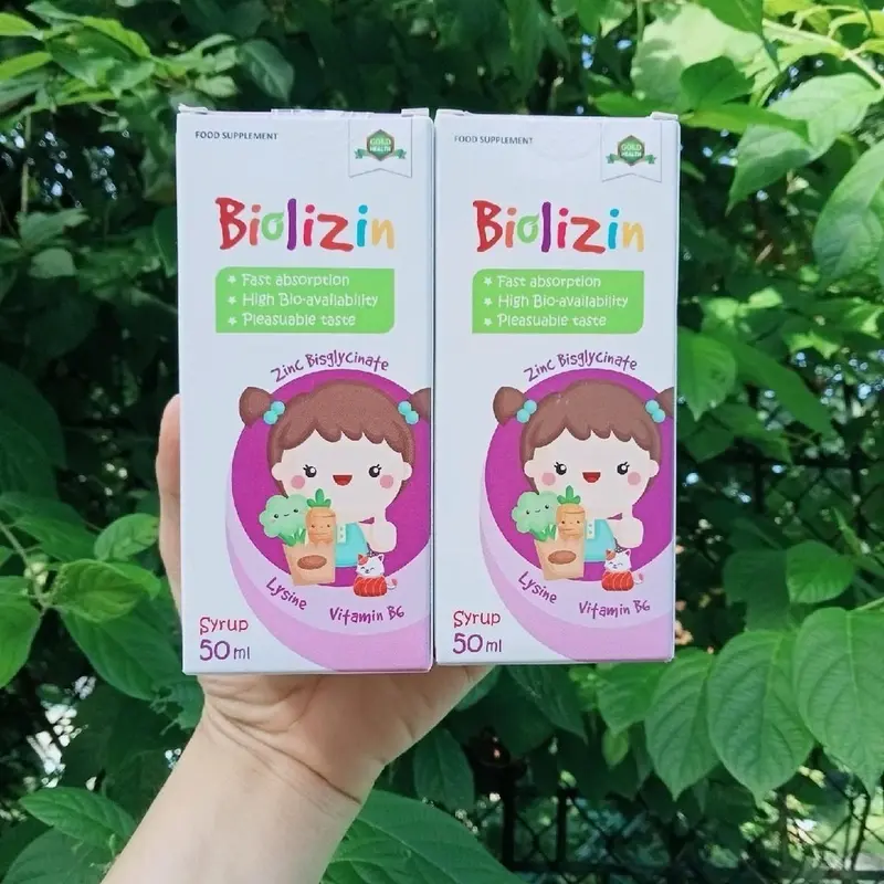 THỰC PHẨM BỔ SUNG BIOLIZIN KẼM ĂN NGON CHO BÉ (50ml) 1