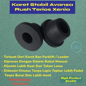 Karet Stabilizer Avanza Terios Xenia Belakang Custom 2Pcs ban bubut