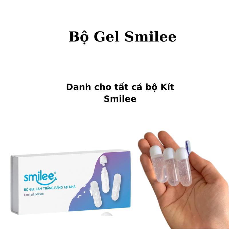 Gel làm trắng răng Smilee, làm trắng răng tại nhà, an toàn, không gây ê buốt, Hàng Chính Hãng Whitening Dán Trắng Răng