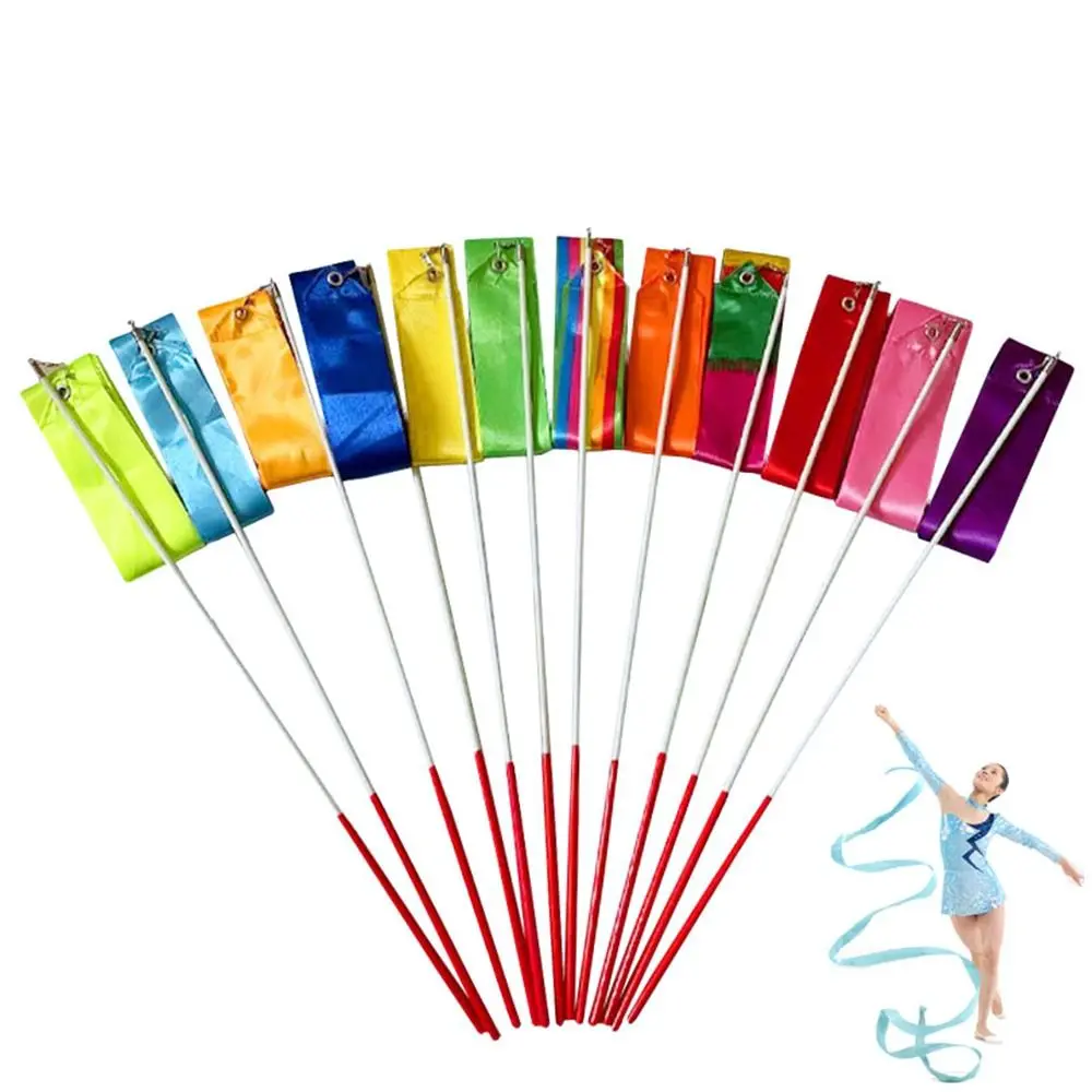 Artistic Gymnastics Children's Toys Streamer Twirling Rod Dance Ribbon Children's Ribbon Dancing Ribbons