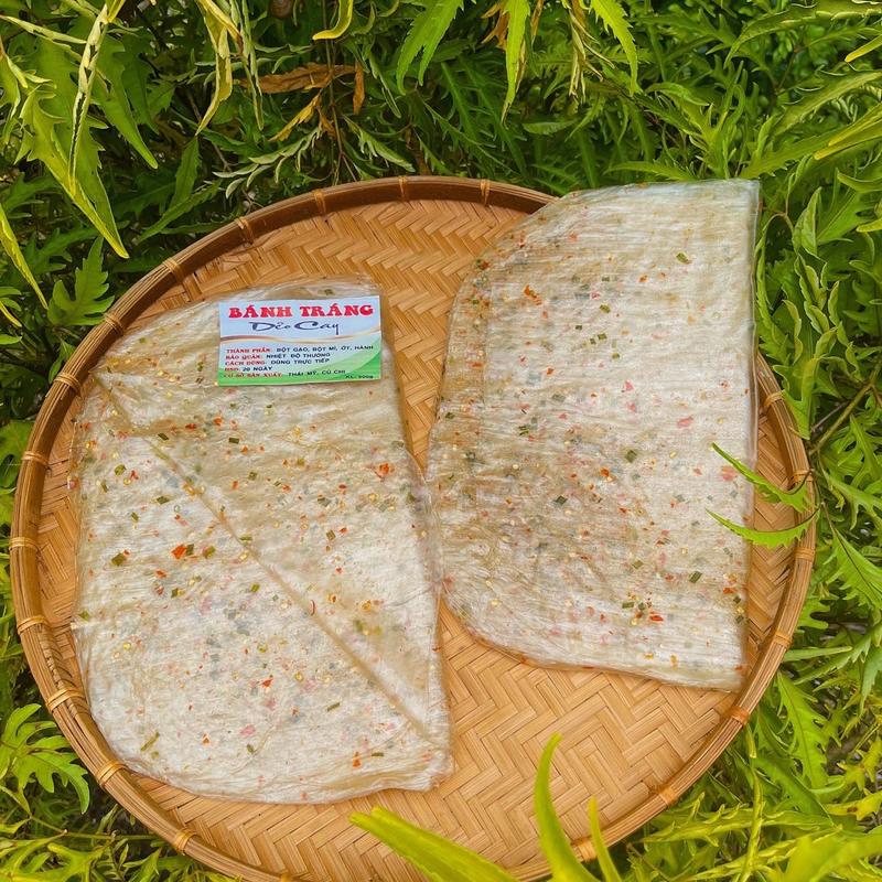 1kg Bánh Tráng Dẽo Cay Phơi Sương Snack Ăn Vặt