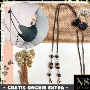 2in1 Strap Masker Mawar Part 1