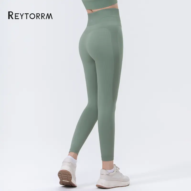 Reytorrm LYCRA Legging Celana Olahraga Wanita High Waist Running
