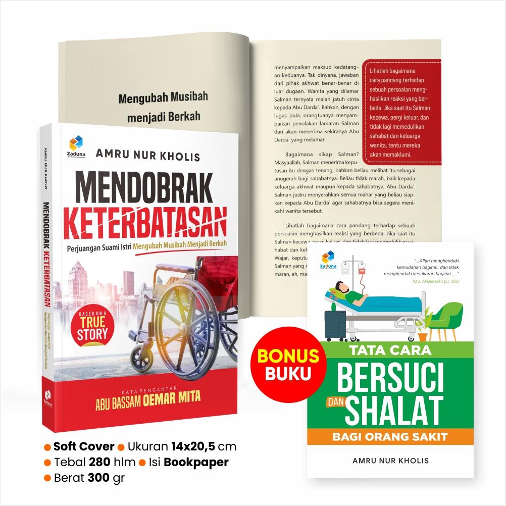 Mendobrak Keterbatasan Amru Nur Kholis Penerbit Zaduna Buku Motivasi Soft Cover