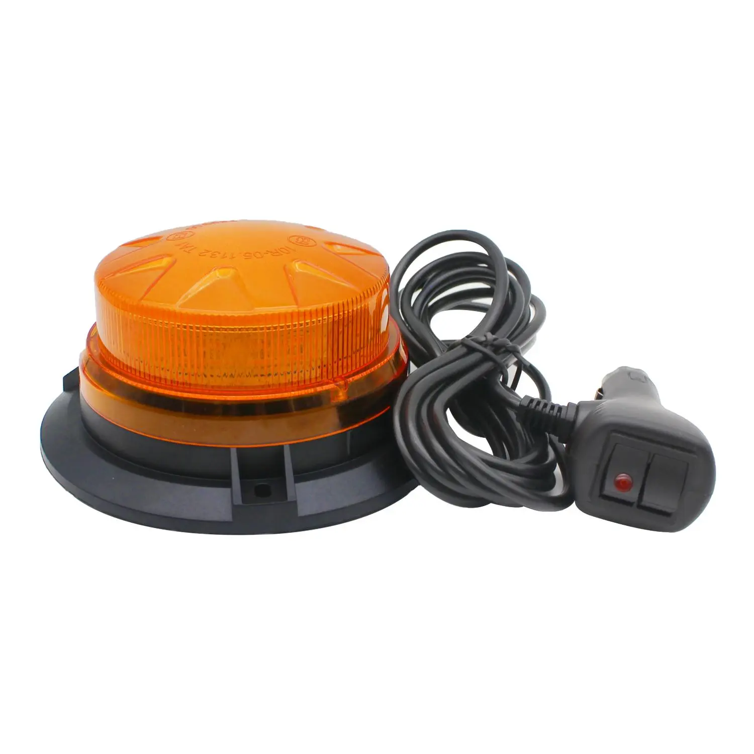 Car Emergency Strobe Light, 24 LED Car Roof Beacon Light, 8 Flash Modes Waterproof Car Work Light with Strong Magnetic Base, LED Strobe Light for Trucks & Cars