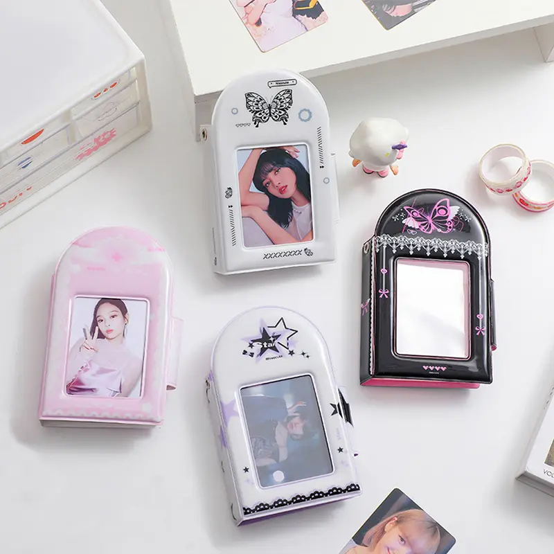 Chủ thẻ ảnh, INS, 3 inch, 40 túi, Album Ảnh, Ảnh Thần Tượng Kpop Hàn Quốc, Sách Sưu Tập Bưu Thiếp, Kích thước nhỏ, Thích hợp cho Ảnh Instax, Ins