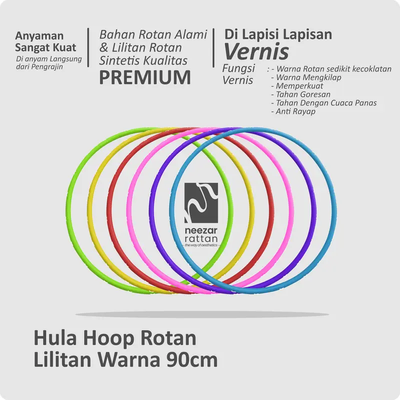 Alat Olahraga Dirumah Untuk Cowok- Hulahoop Hula Hoop Hulahup Hola Hoop Holahoop Holahop Rotan Sintetis Warna Alat Olahraga Diet Pelangsing Penghancur Lemak Pengecil Penurun Berat Badan Pinggang Gemuk Buncit Pengencang Otot Perut Anak Dewasa Pria Wanita 1