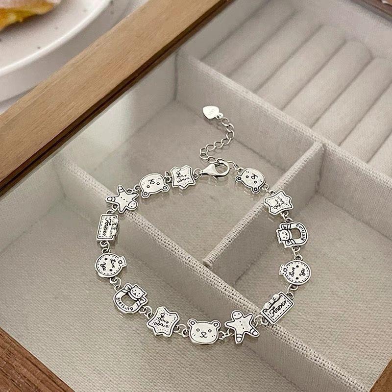 VÒNG TAY NỮ VINTAGE CAO CẤP | Mẫu Người Bánh Gừng, Gấu Dễ Thương - Phụ Kiện Thời Trang Cá Tính, Quà Tặng Ý Nghĩa Cho Bạn Thân