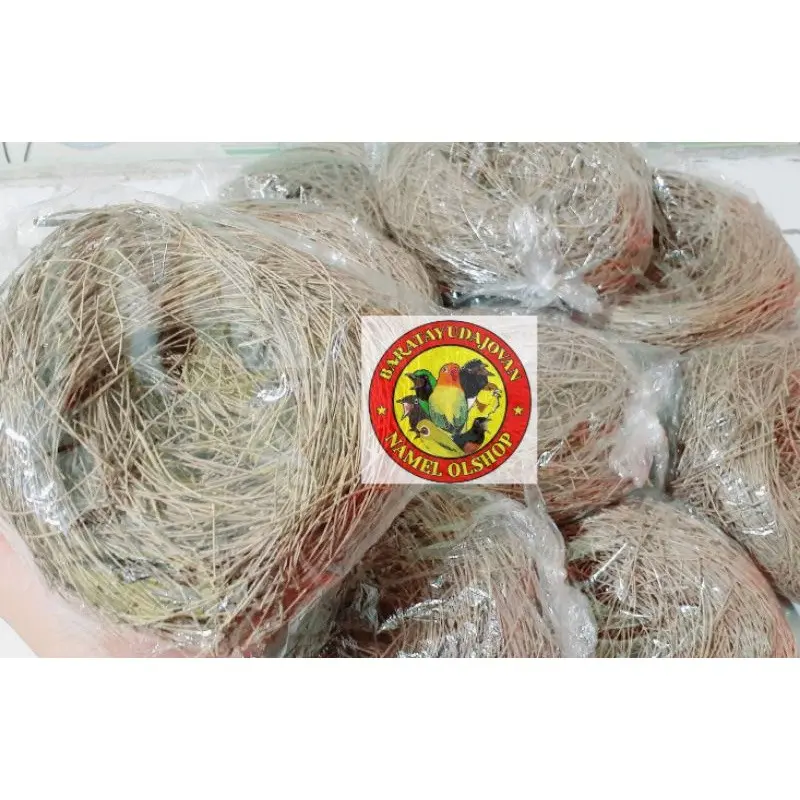 SARANG BURUNG SERAT CEMARA SARANG BURUNG TELUR LOVEBIRD, KENARI, MURAI, DLL
