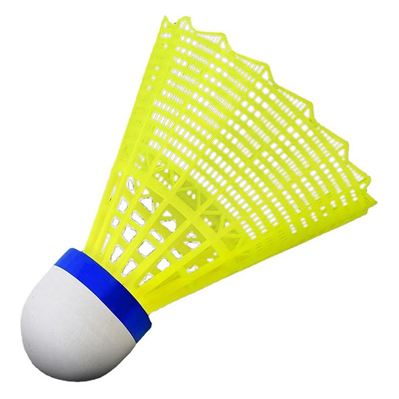 Product Introduction of Quả Cầu Lông Bằng Nhựa, 1 Cái, Bền, Màu Vàng Và Trắng, Cho Học Sinh, Nylon 20